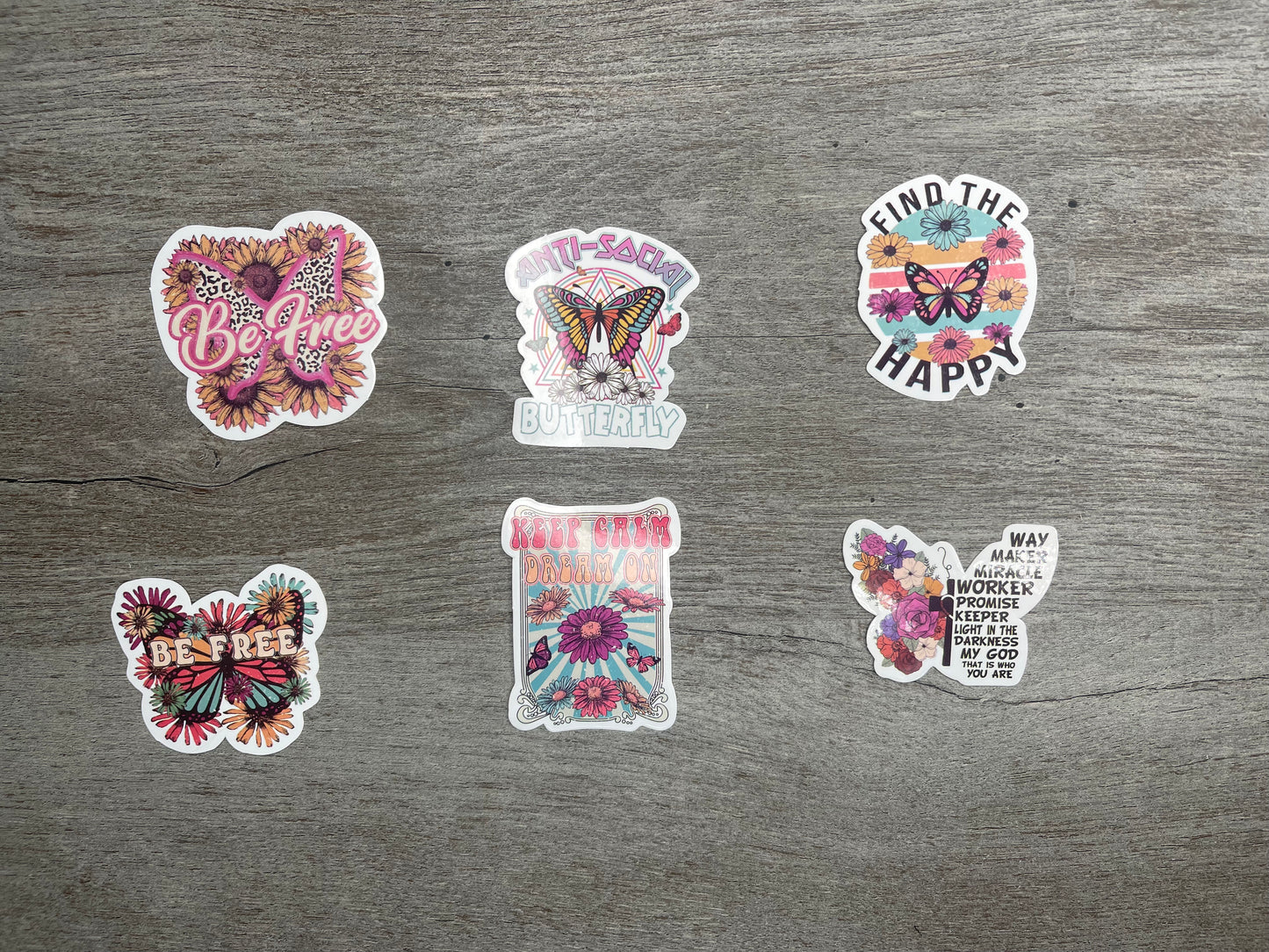 Butterfly Stickers {Multiple Styles Available}