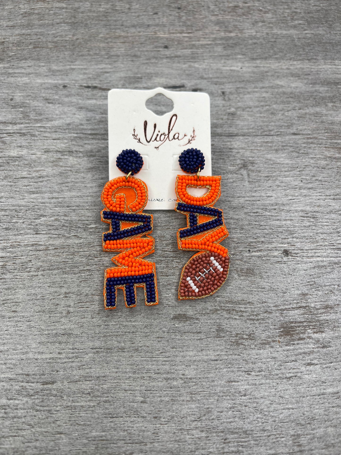 Game Day Banner Earrings {Multiple Styles Available}