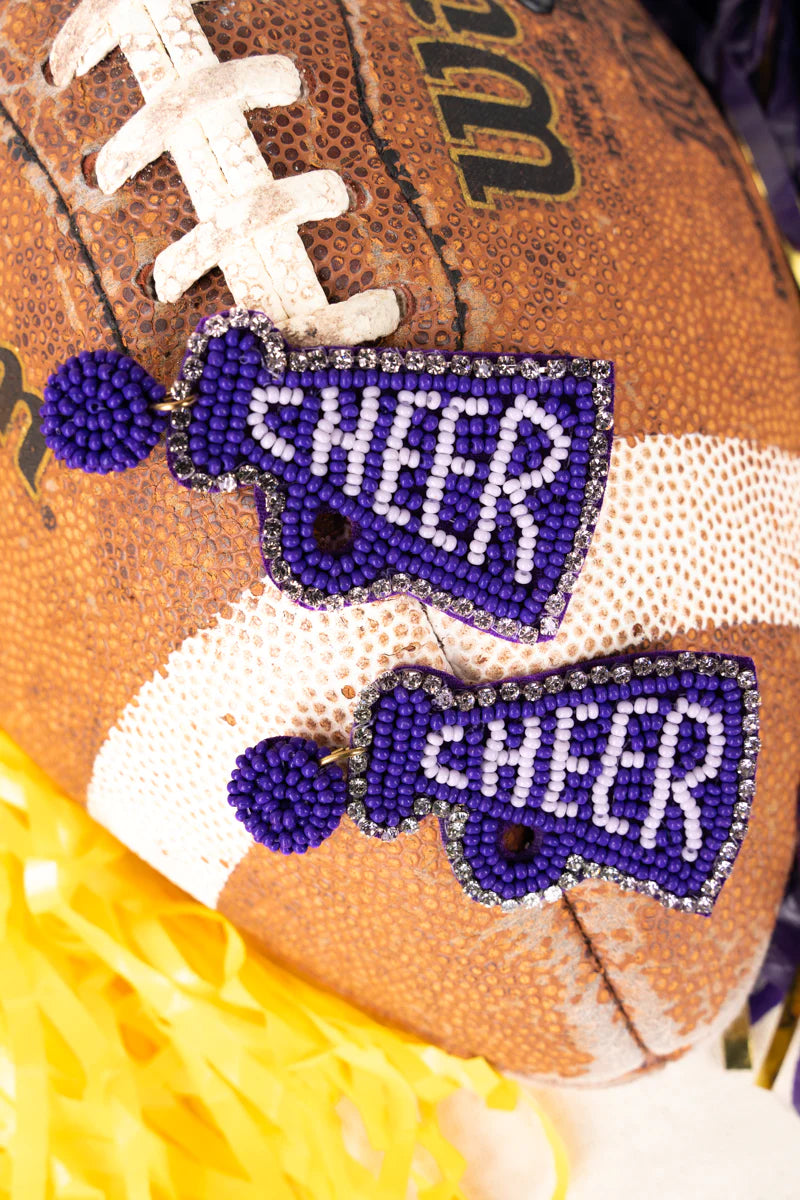 Cheer Megaphone Earrings {Multiple Styles Available}