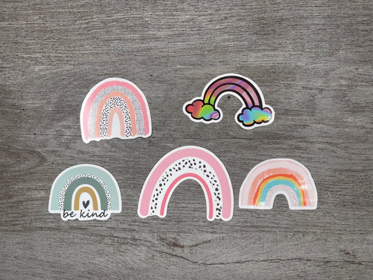 Rainbow Stickers {Multiple Styles Available}