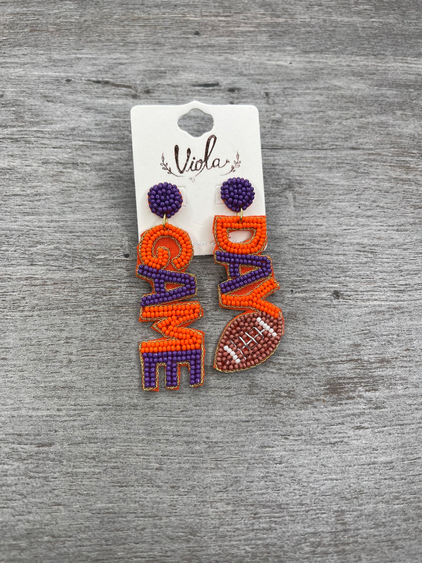 Game Day Banner Earrings {Multiple Styles Available}