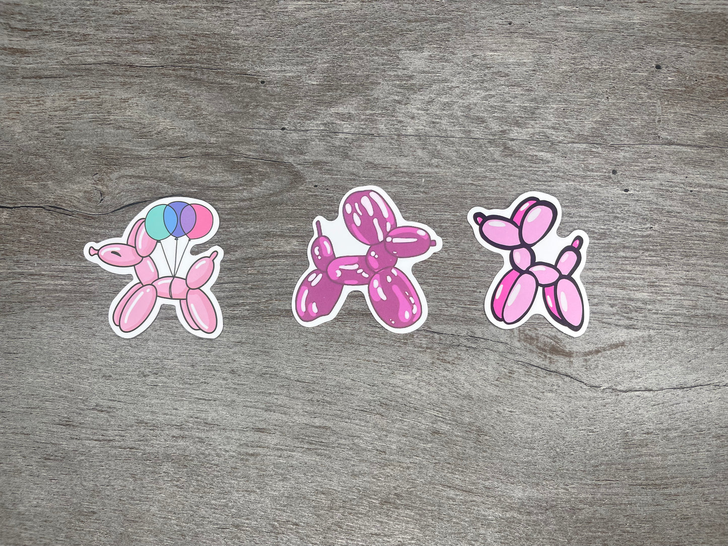 Ballon Animal Stickers {Multiple Styles Available}