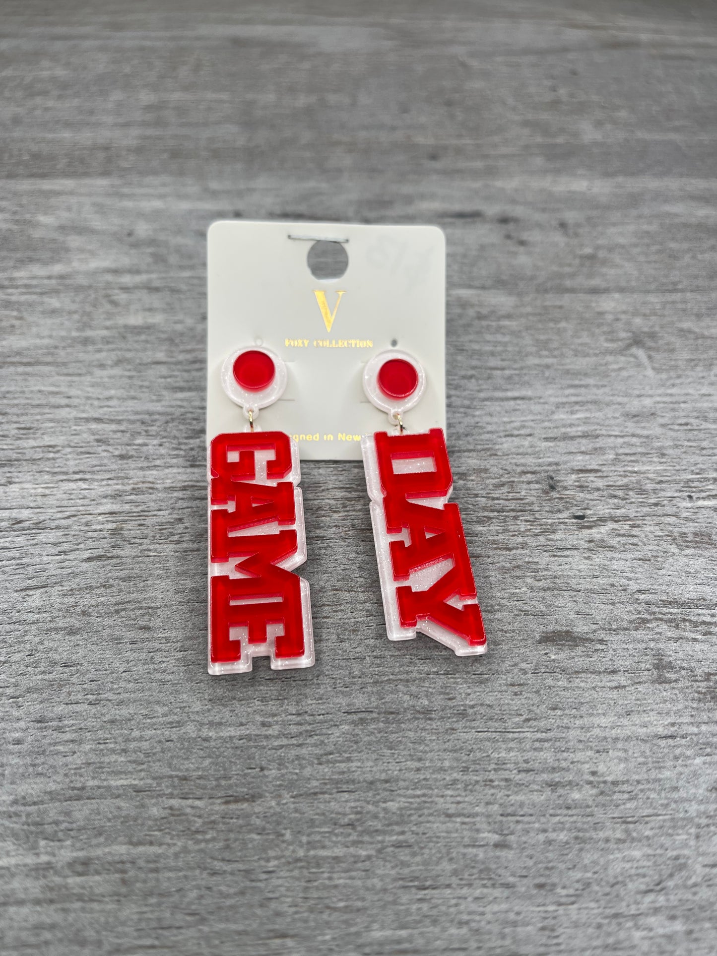 It's Game Day Baby Earrings {Multiple Styles Available}