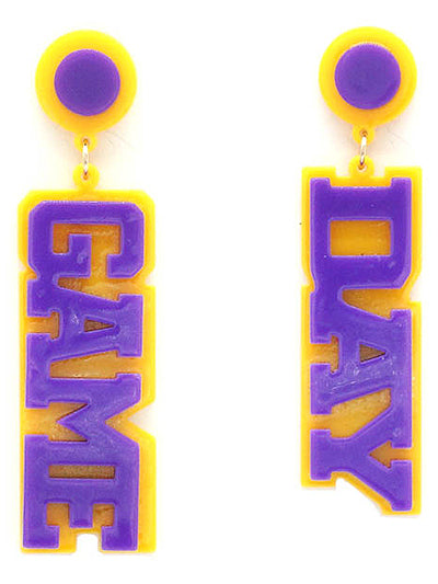 It's Game Day Baby Earrings {Multiple Styles Available}