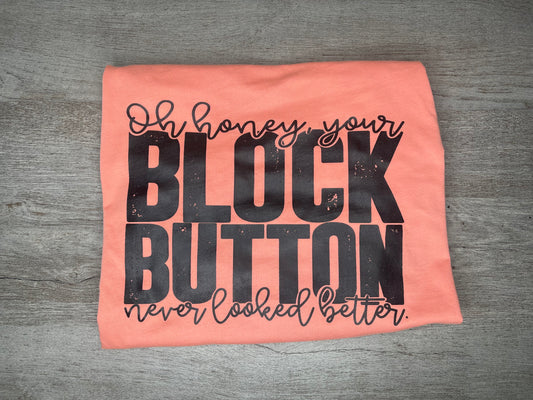 Block Button T-Shirt {Regular & Plus}