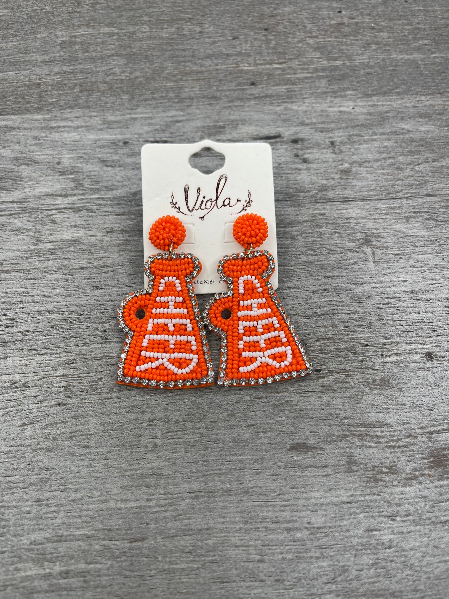 Cheer Megaphone Earrings {Multiple Styles Available}