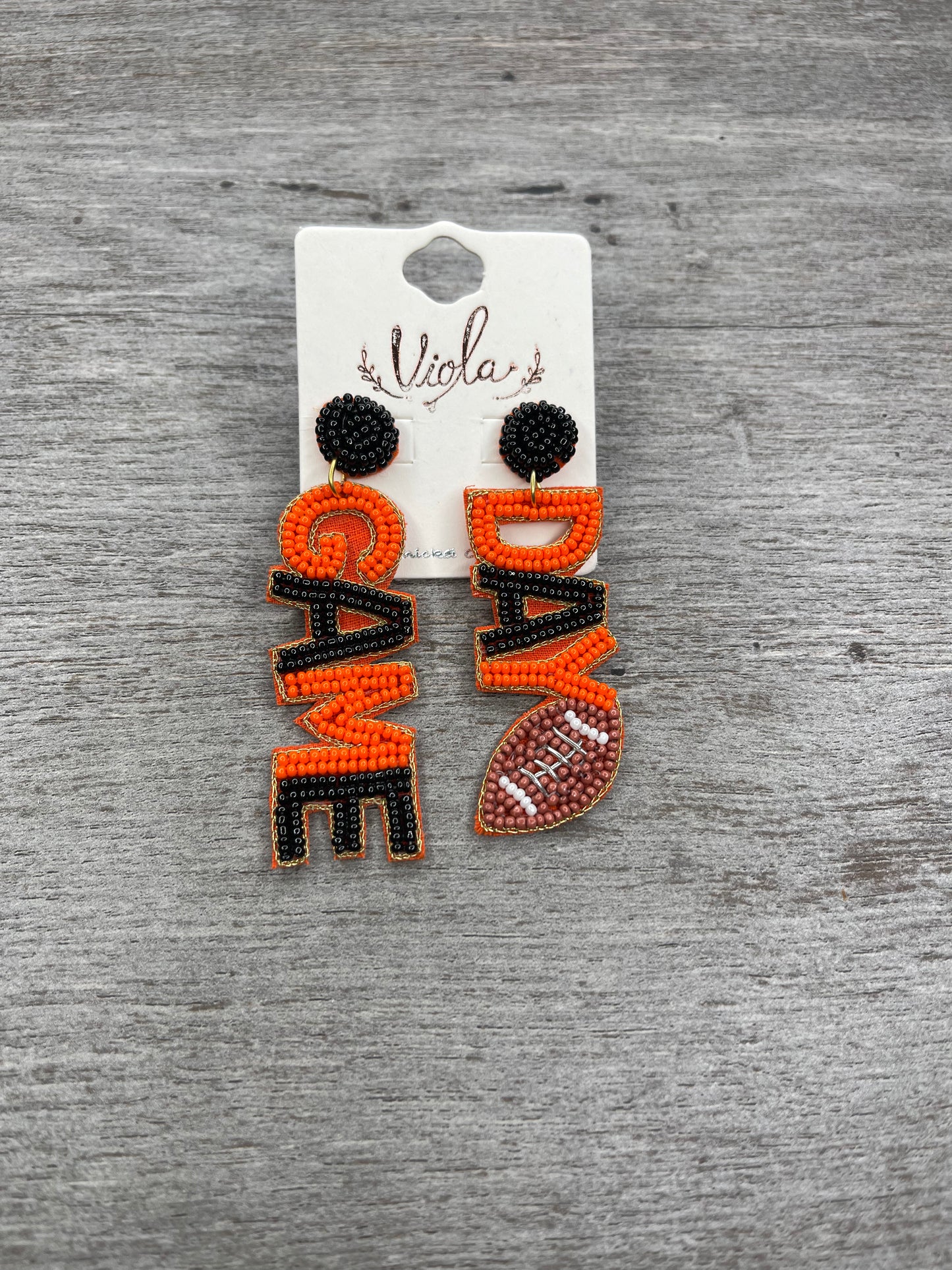 Game Day Banner Earrings {Multiple Styles Available}