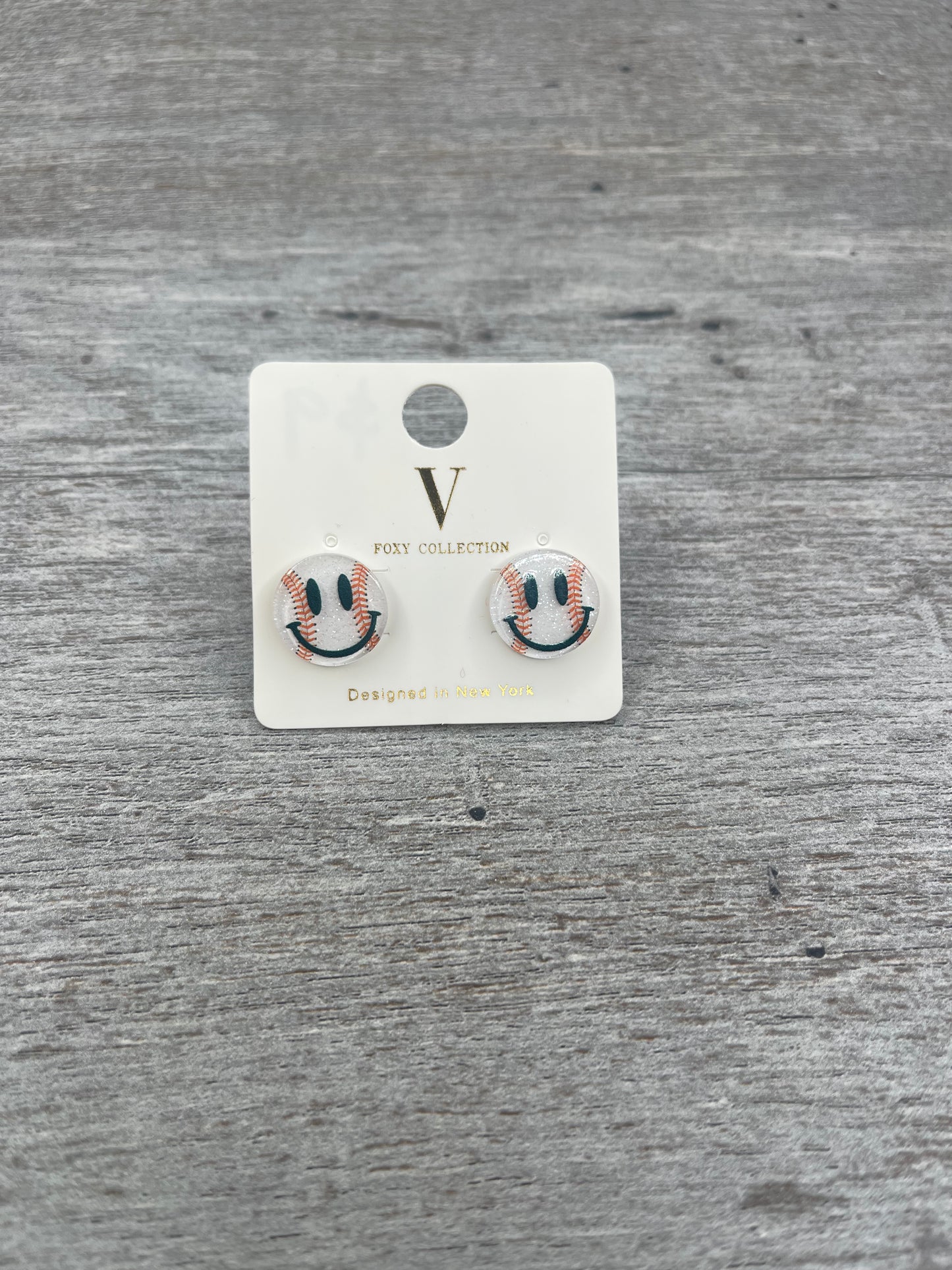 Smiley Sports Studs {Multiple Styles Available}