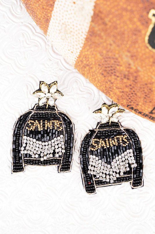 Saints Jacket Earrings