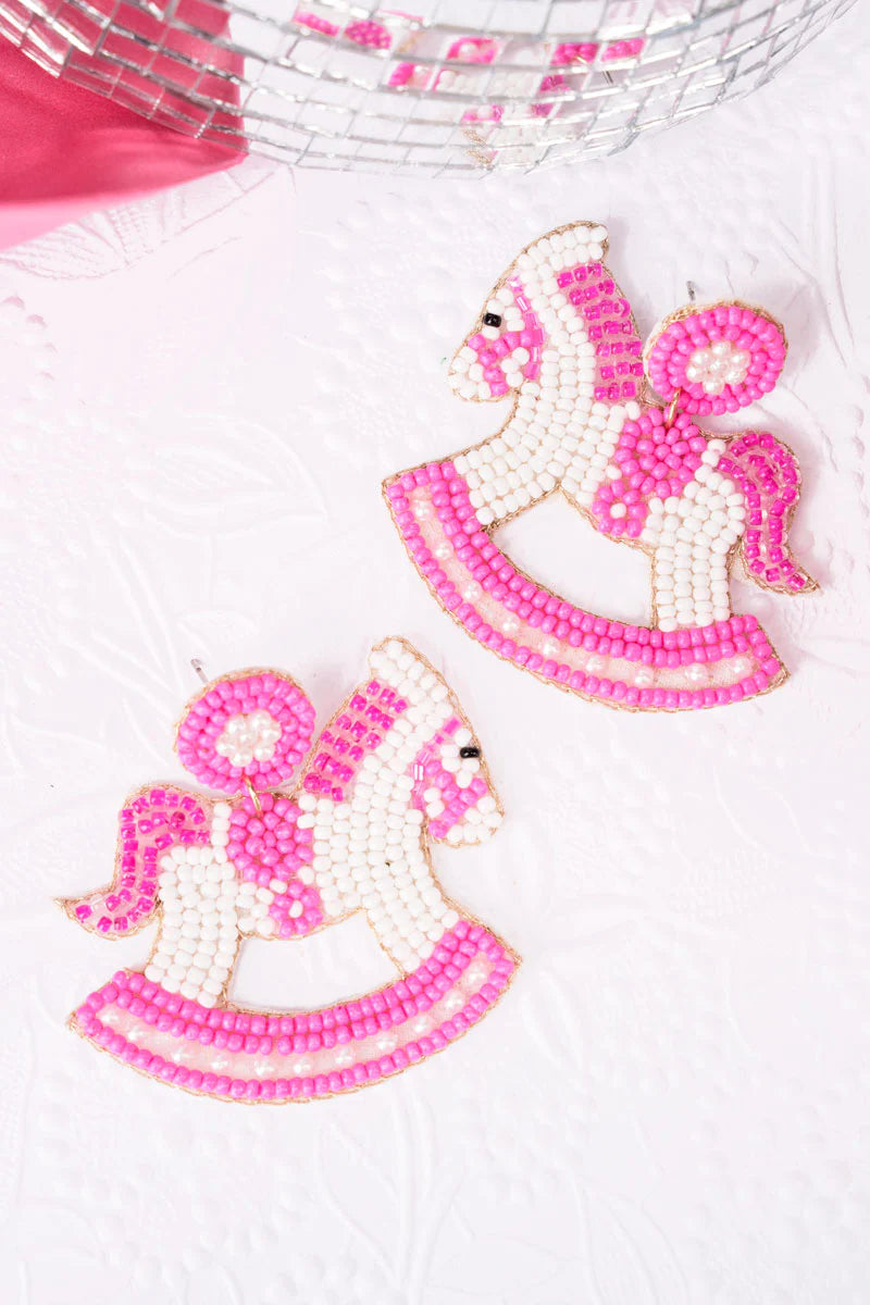 Sweet Little Rocking Horse Earrings {Multiple Styles Available}