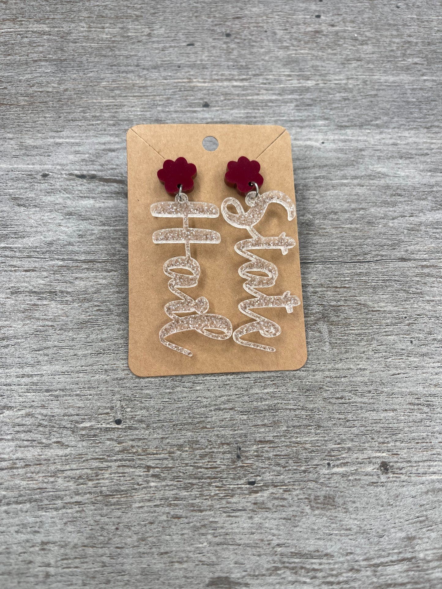 Mississippi State Earrings {Multiple Styles Available}