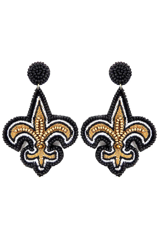 Saint's Football Earrings {Multiple Styles Available}