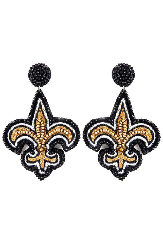 Saint's Football Earrings {Multiple Styles Available}