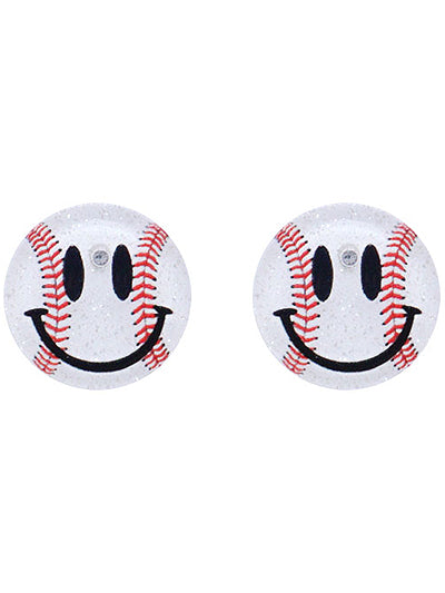 Smiley Sports Studs {Multiple Styles Available}