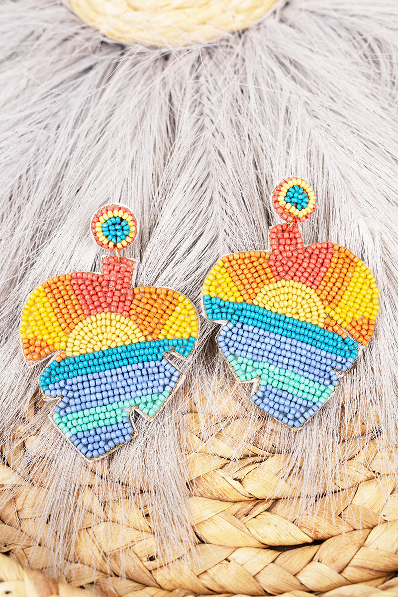 Sunrise Palm Earrings