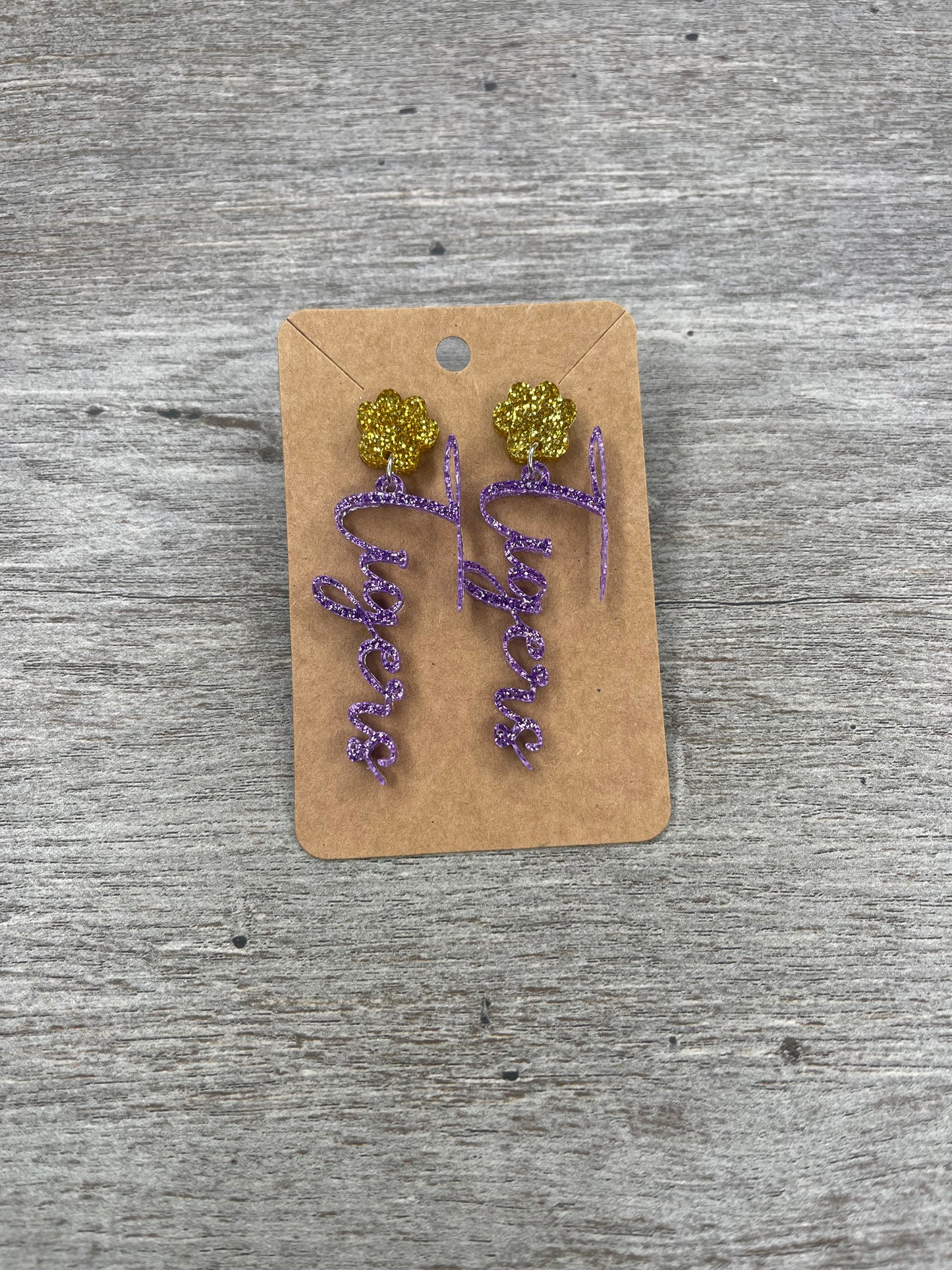 LSU Tigers Earrings {Multiple Styles Available}