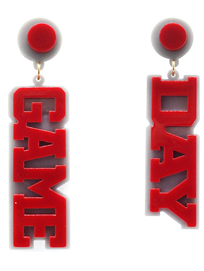 It's Game Day Baby Earrings {Multiple Styles Available}