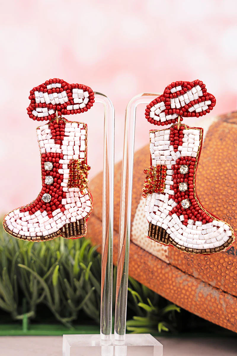 Twirling Into Gameday Earrings {Multiple Styles Available}