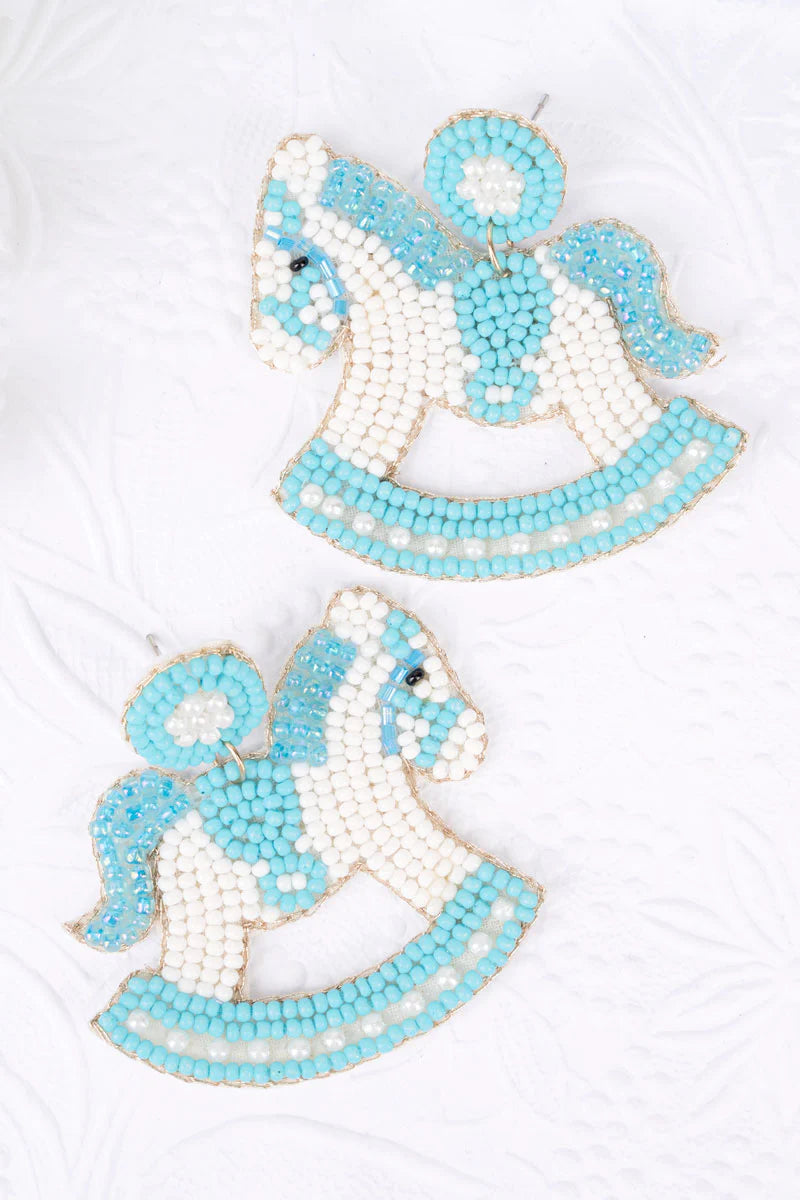 Sweet Little Rocking Horse Earrings {Multiple Styles Available}