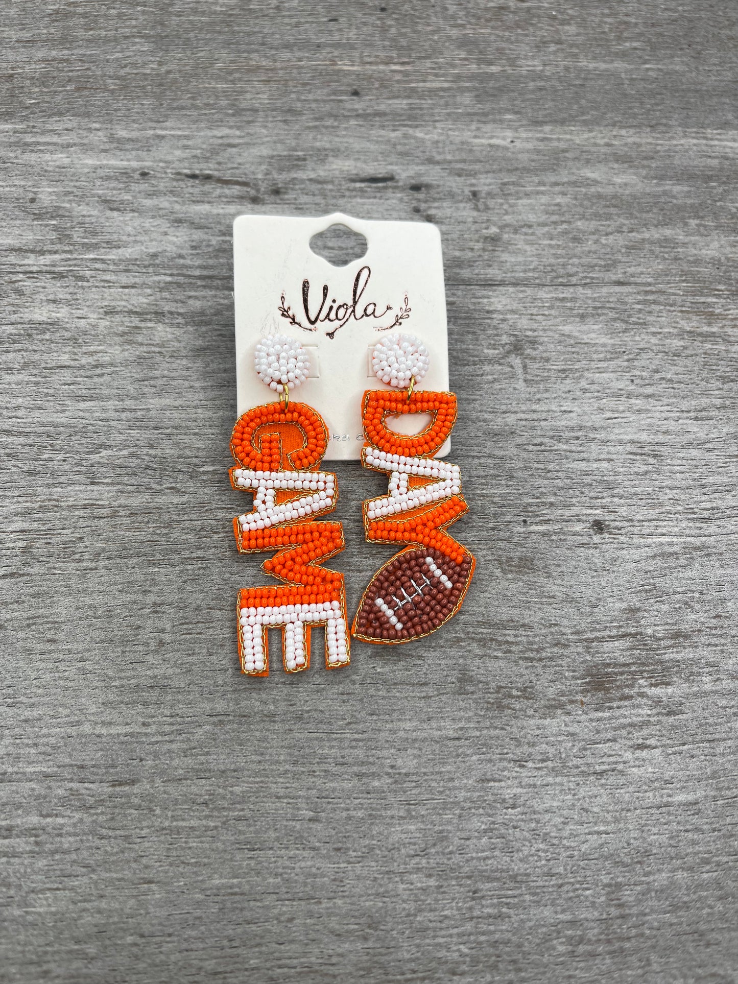 Game Day Banner Earrings {Multiple Styles Available}