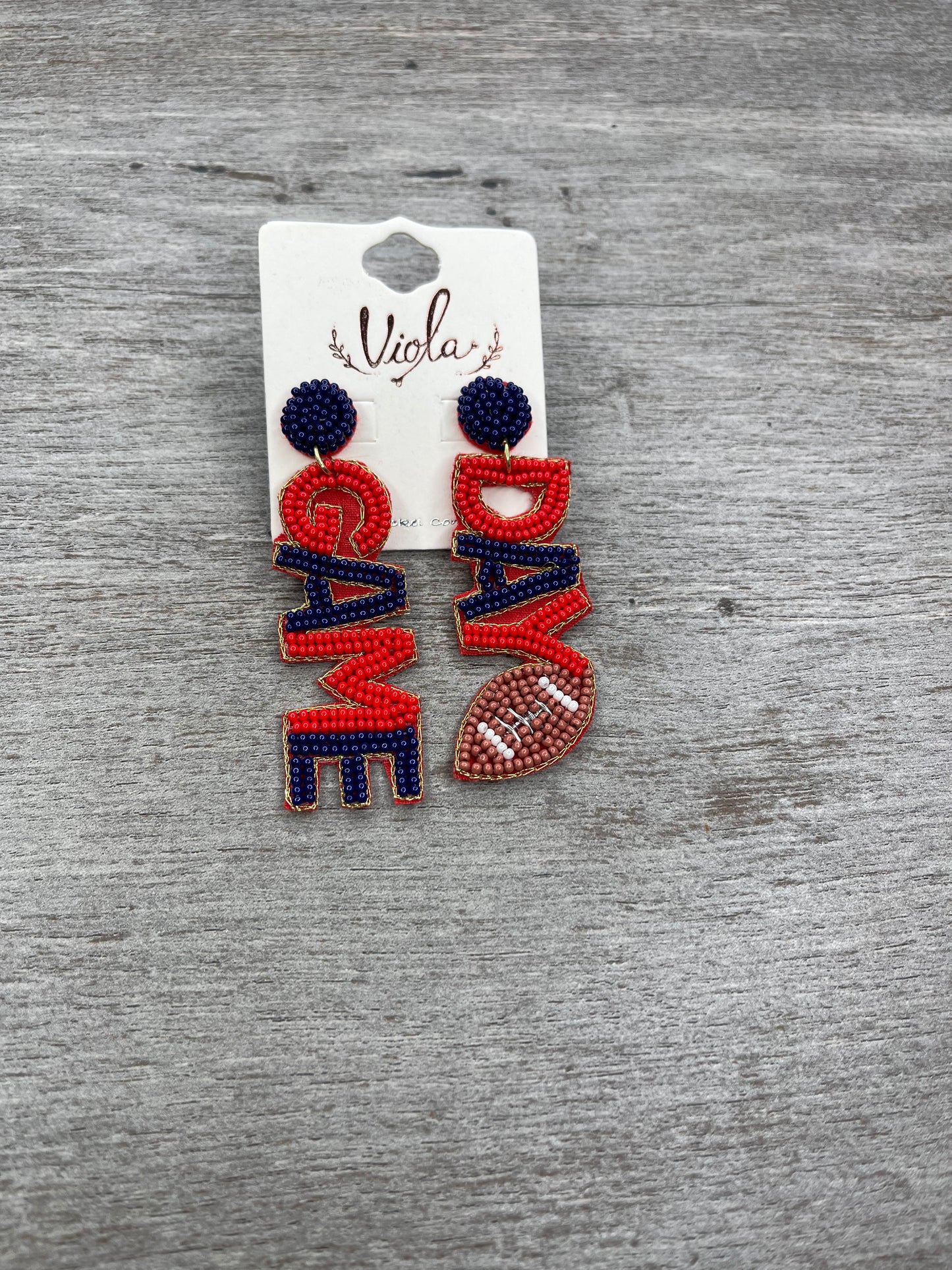 Game Day Banner Earrings {Multiple Styles Available}