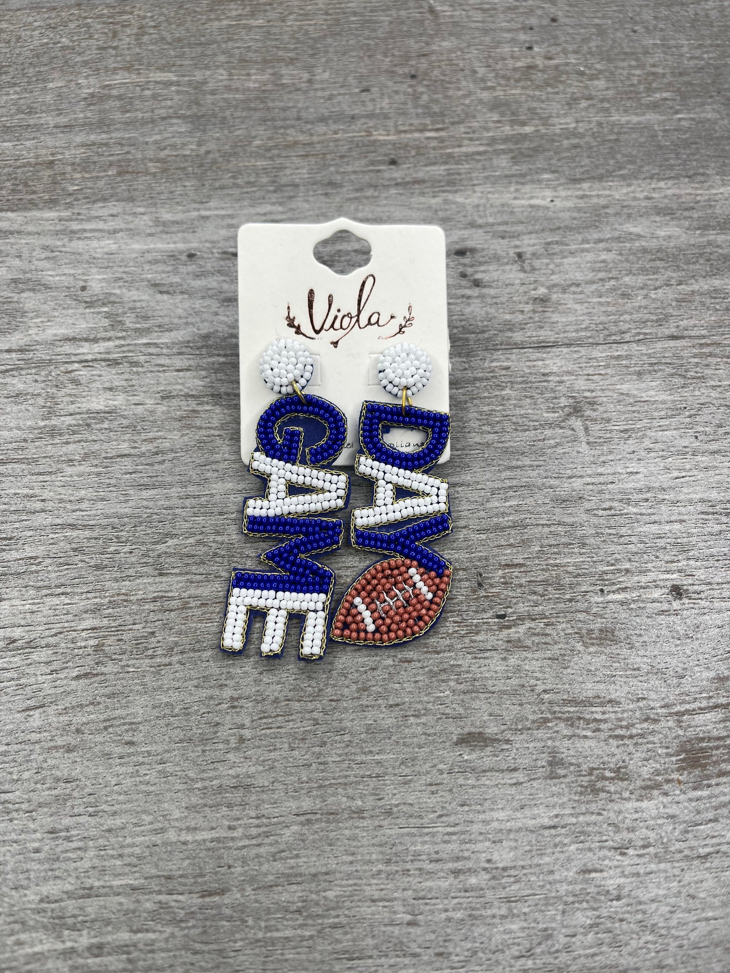 Game Day Banner Earrings {Multiple Styles Available}