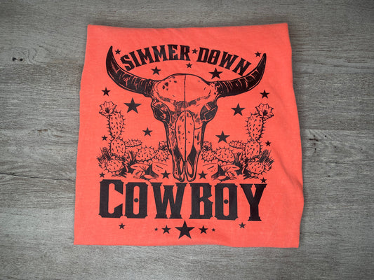 Simmer Down Cowboy T-Shirt {Regular & Plus}