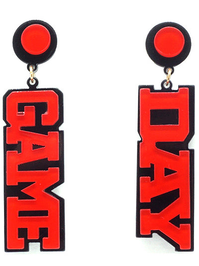 It's Game Day Baby Earrings {Multiple Styles Available}