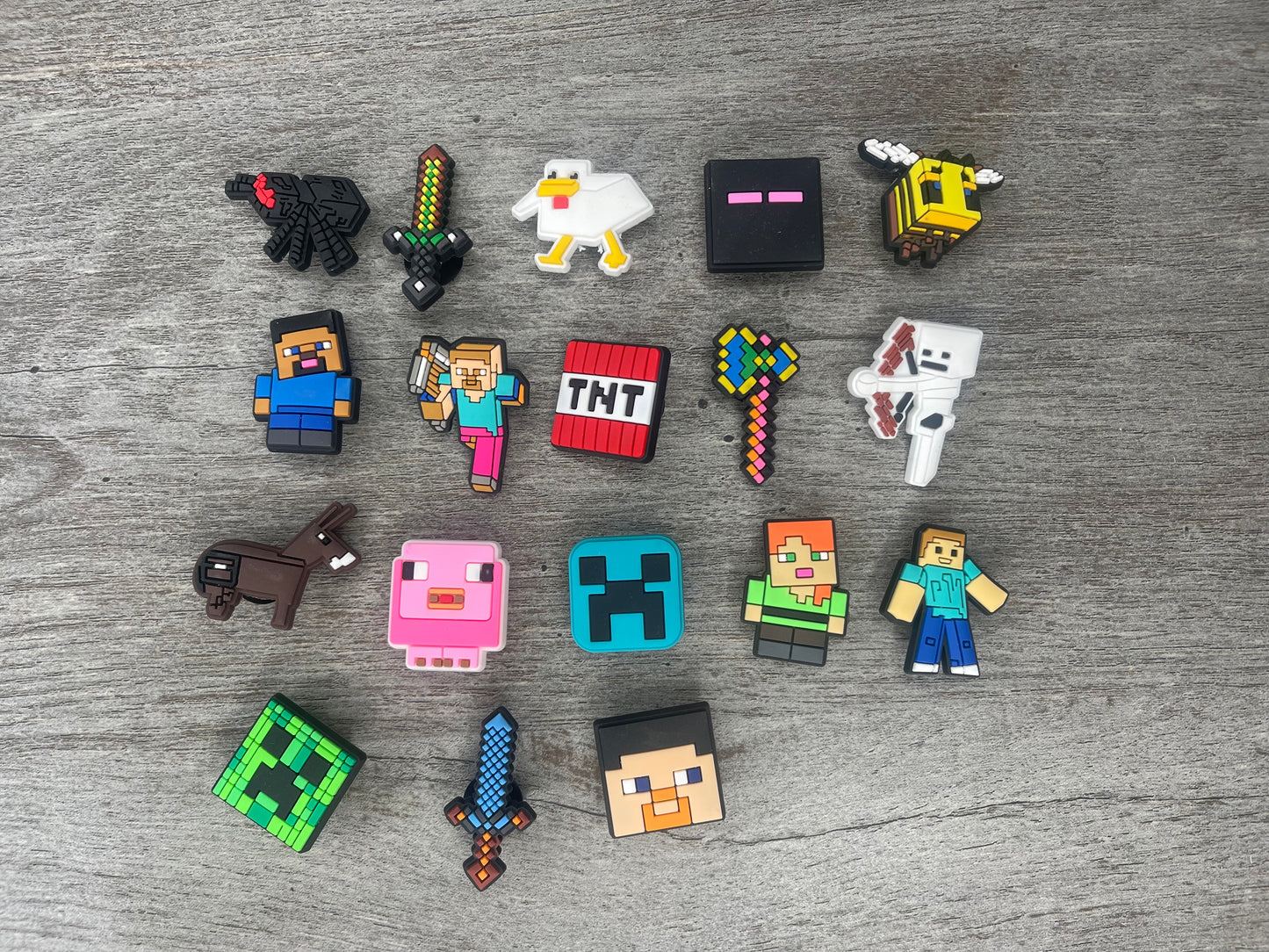 Minecraft Croc Charms {Multiple Styles Available}