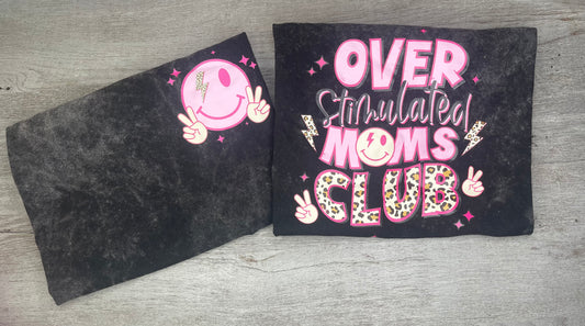 Overstimulated Moms Club T-Shirt {Regular & Plus}