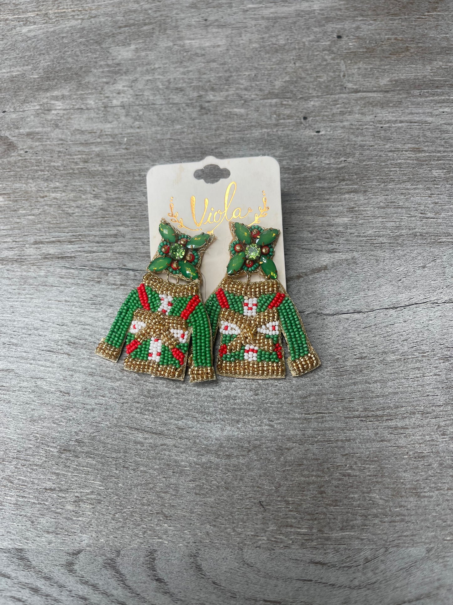 May Your Holidays Be Full Of Warmth And Cheer Earrings