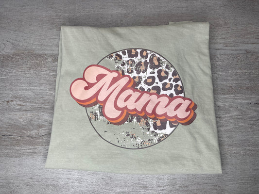 Mama Leopard T-Shirt {Regular & Plus}