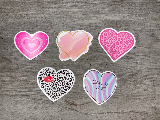 Heart Stickers {Multiple Styles Available}