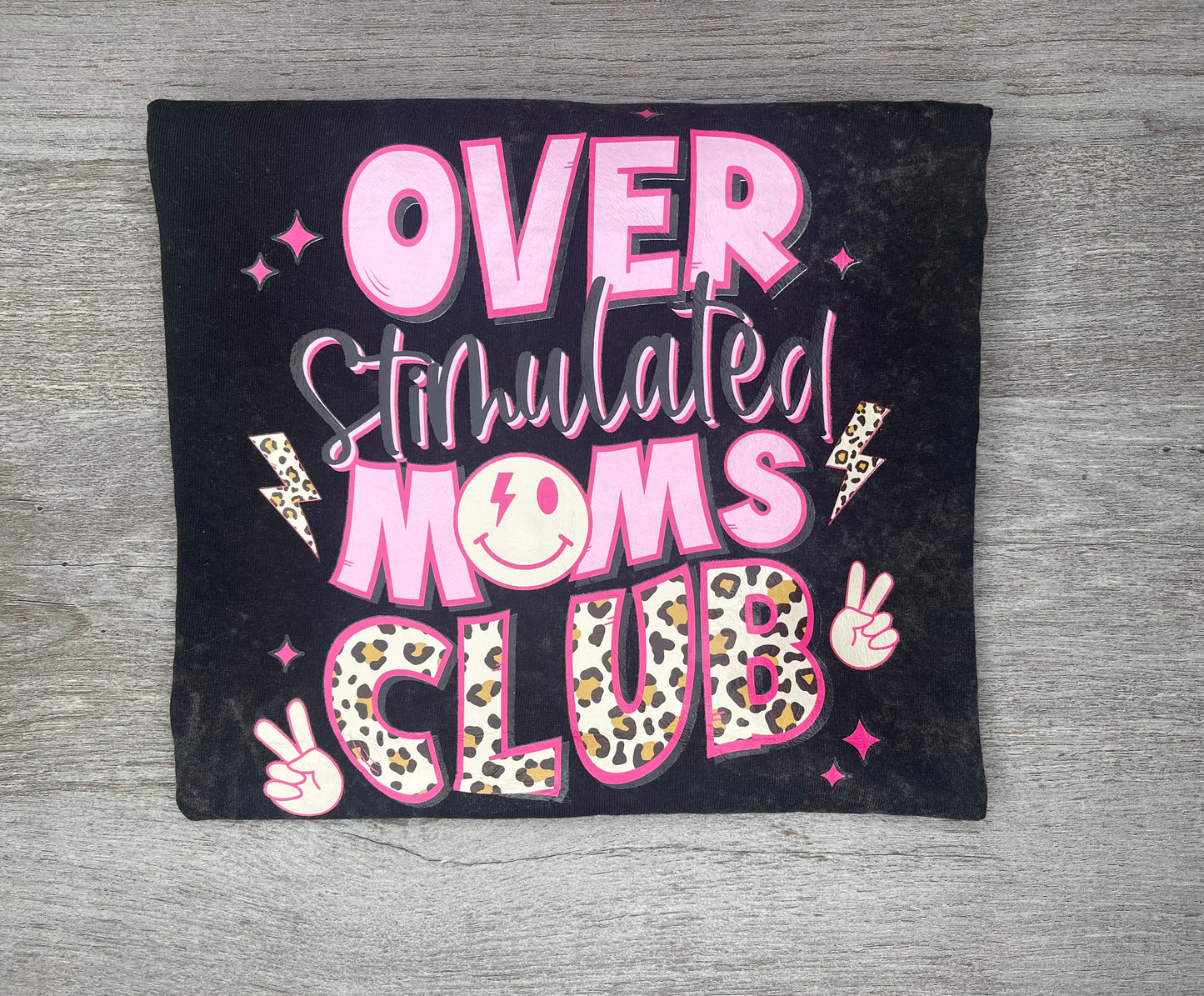 Overstimulated Moms Club T-Shirt {Regular & Plus}