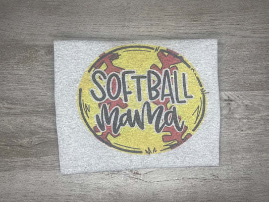 Softball Mama T-Shirt {Regular & Plus}