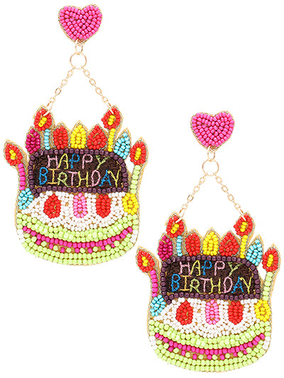 Happy Birthday Earrings {Multiple Styles Available}