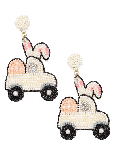Easter Truck Earrings {Multiple Styles Available}