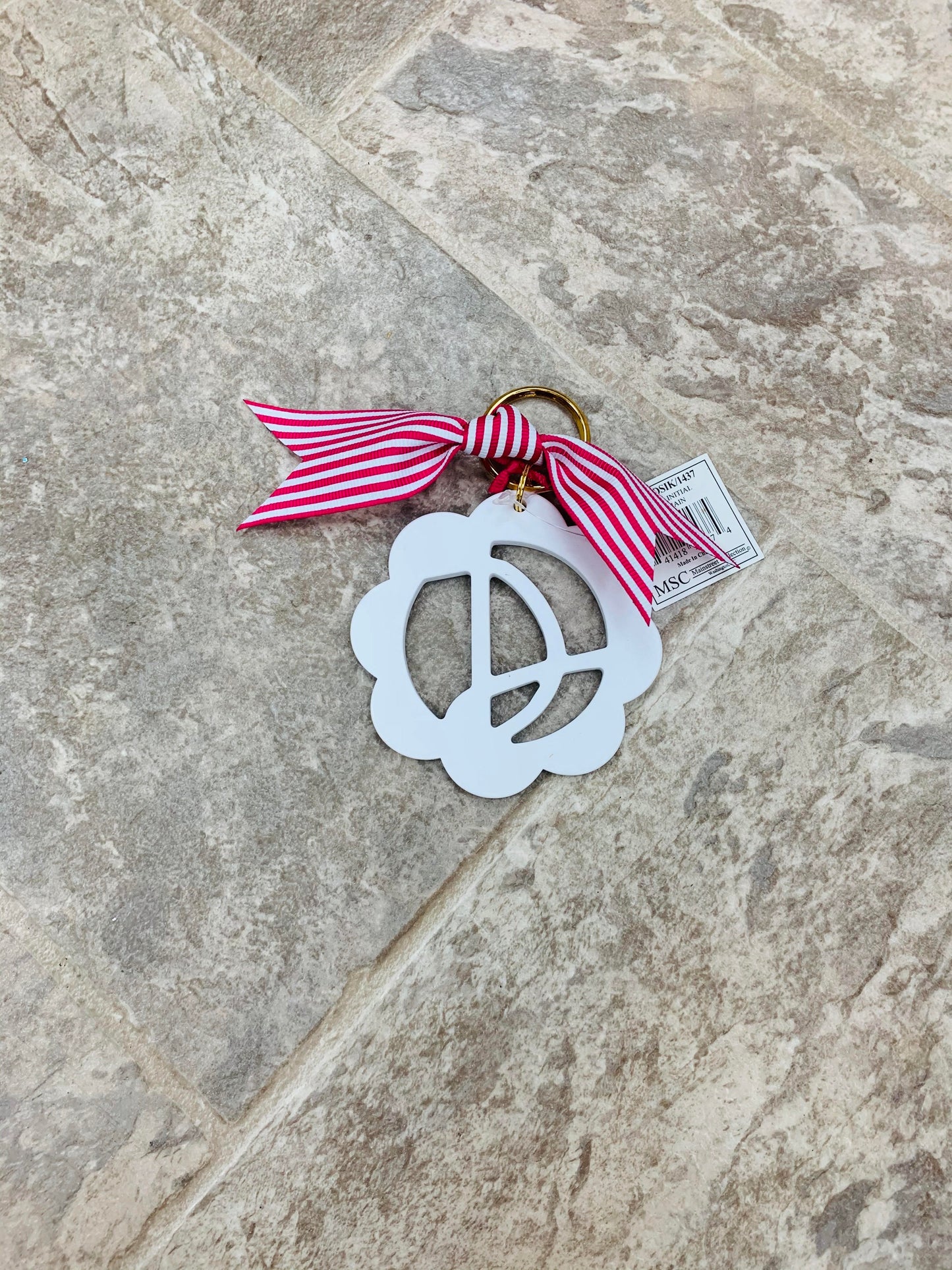 Initial Keychain {Multiple Styles Available}