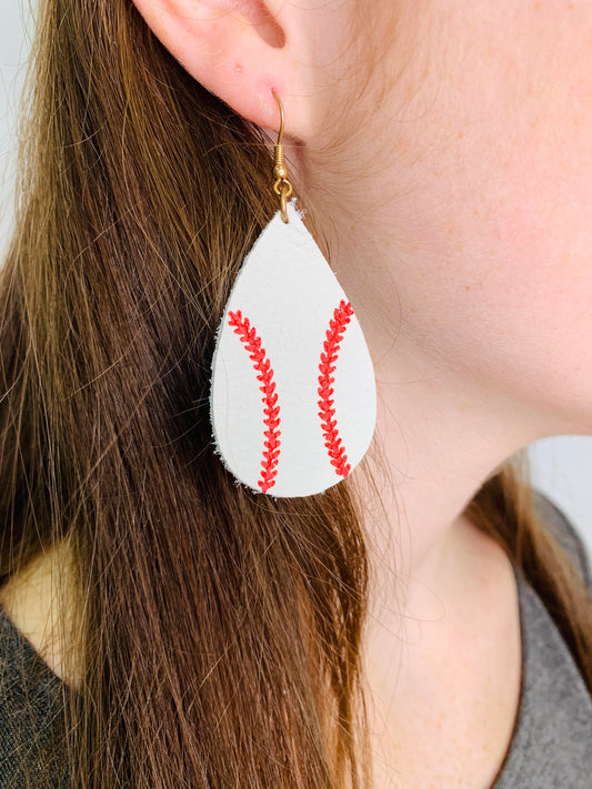 Baseball Earrings