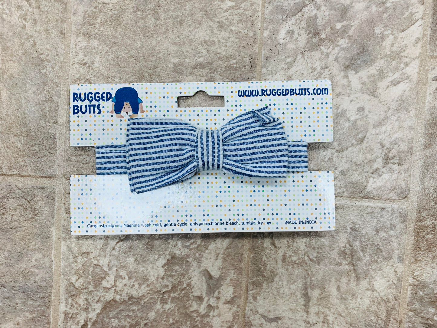 Seersucker Bow Tie