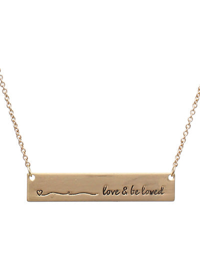 Love & Be Loved Necklace {Multiple Colors Available}