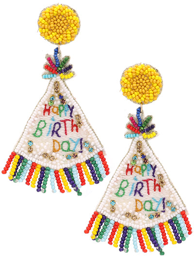 Happy Birthday Earrings {Multiple Styles Available}