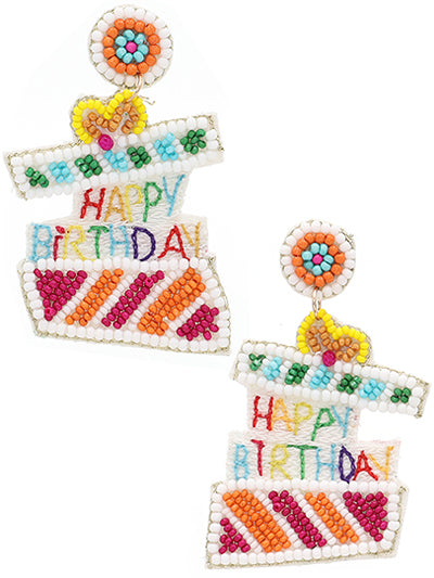Happy Birthday Earrings {Multiple Styles Available}