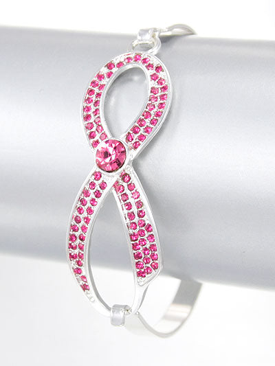 Breast Cancer Cuff Bracelet