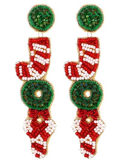 Don't Get Your Tinsel In A Tangle Earrings