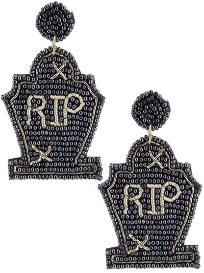 Out For A Coffin Break Earrings