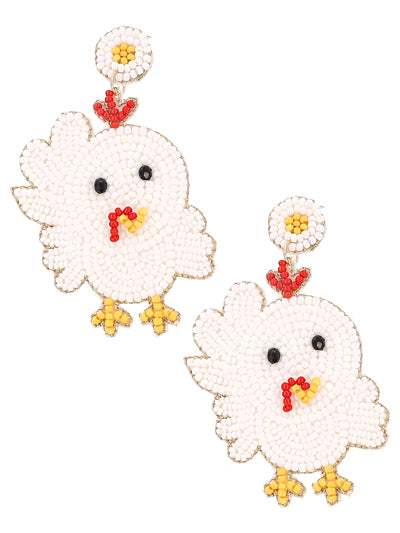 Guess What Chicken Butt Earrings