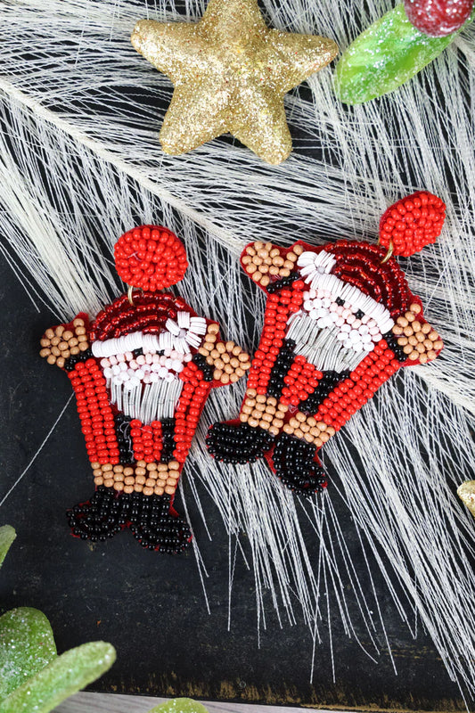Here Comes Santa Claus Earrings