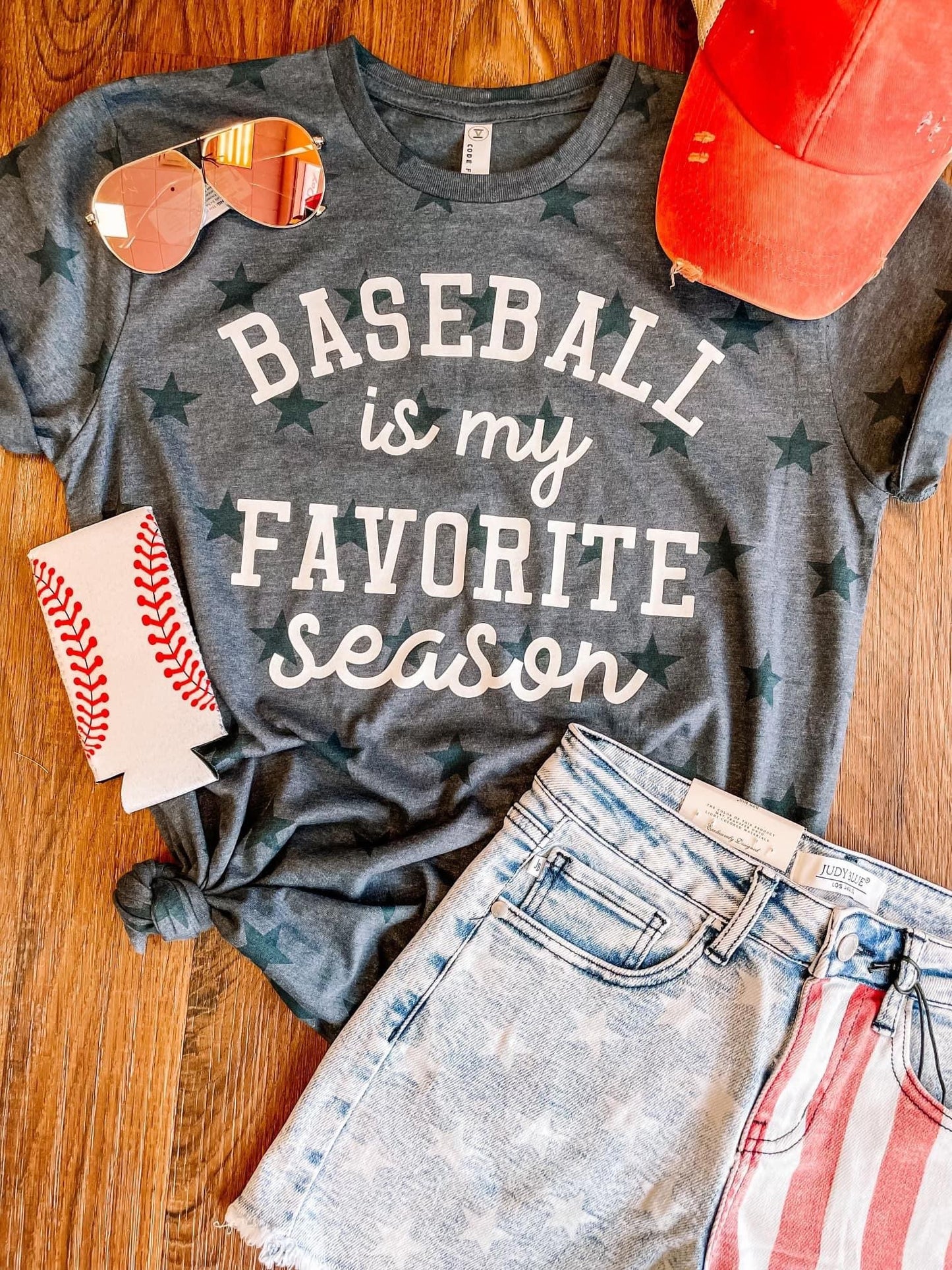 Baseball Is My Favorite Season T-Shirt {Regular & Plus}