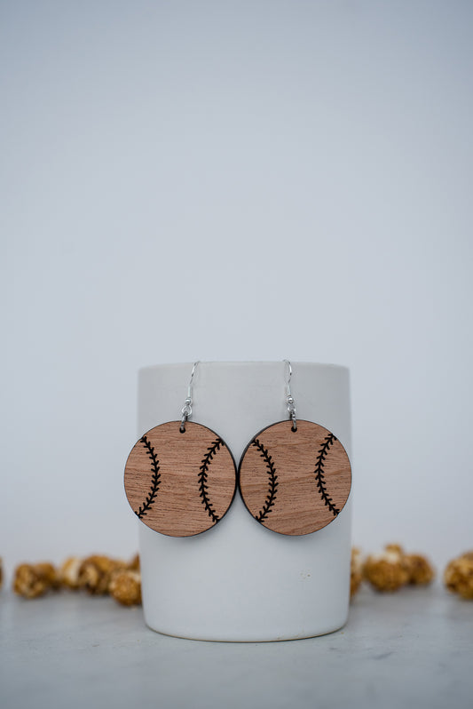 Wood Dangle Earrings {Multiple Styles Available}